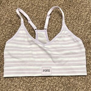 PINK Striped Bralette
